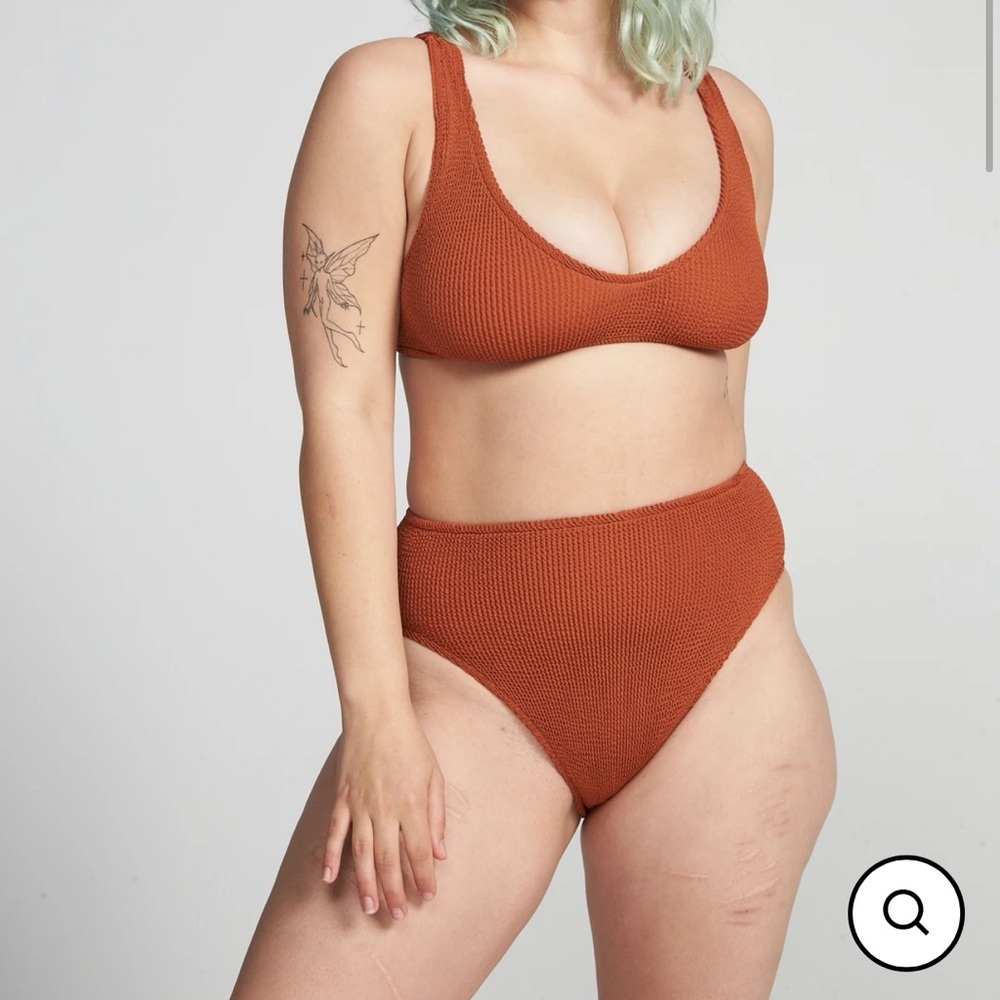 Youswim Eva high waist bikini in Umber